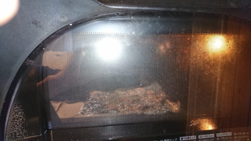 オーブンは220℃がベスト